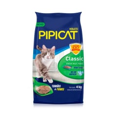 AREIA PIPICAT CLASSICA PARA GATOS 4 KG