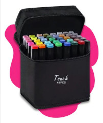 KIT CANETA MARCADOR 48 CORES
