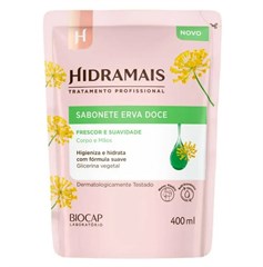 REFIL SABONETE LIQUIDO 400ML ERVA DOCE