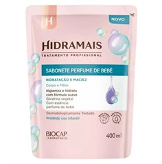 REFIL SABONETE LIQUIDO 400ML PERFUMADO BEBE