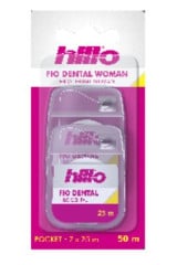 FIO DENTAL BLISTER POCKET 25M 2PC ROSA