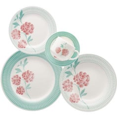 APARELHO DE JANTAR/CHA BLOOM 20PCS