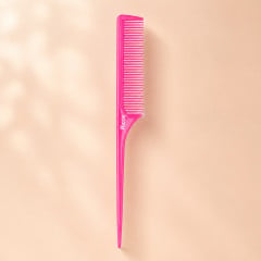PENTE CABELO FINO MECHAS PLASTICO CORES