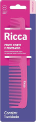PENTE CABELO CORTE/PENTEADO PLASTICO CORES