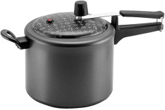 PANELA EM ALUMINIO ANTIADERENTE, COR GRAFITE INTERNO E EXTERNO, TAMPA DECORADA, 4,5 L, 70 KPA