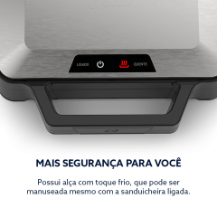 SANDUICHEIRA OSAN500 1000W  INOX