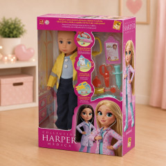 BONECA COLECAO HARPER MEDICA