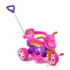 TRICICLO MOTO PRINCESAS C/EMPURRADOR