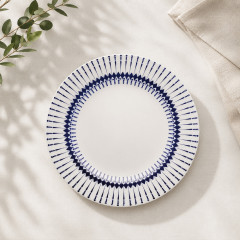 PRATO RASO CERAMICA COLB 26CM AZUL