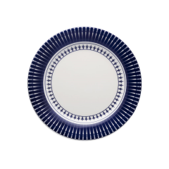 PRATO SOBREMESSA CERAMICA COLB 18CM AZUL