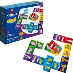 JOGO DOMINO MADEIRA ANIMAIS  28PC