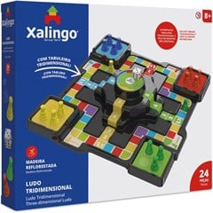 JOGO LUDO TRIDIMENCIONAL 24PC