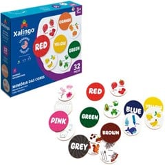 JOGO MEMORIA DAS CORES INGLES 32PC
