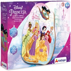 JOGO QUEBRA CABECA PRINCESA DISNEY 30PC