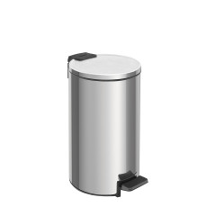 LIXEIRA LOOP C/PEDAL INOX 5L