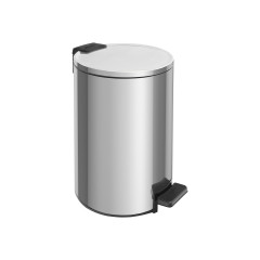 LIXEIRA LOOP COM PEDAL INOX 12L