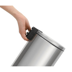 LIXEIRA LOOP COM PEDAL INOX 12L