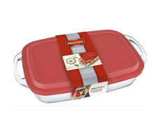 ASSADEIRA MARINEX VDR RET COM TAMPA 3,5L TRANSPARENTE