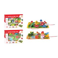 BLOCOS MONTAR DIDATICO MAD 13PC