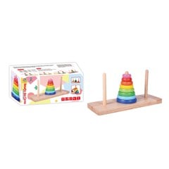 BRINQUEDO DIDATICO TORRE DE HANOI DESAFIO DAS CORES