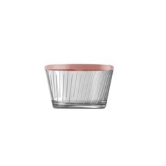 TIGELA VIDRO REDONDA COM TAMPA AMAZON 670ML TRANSPARENTE