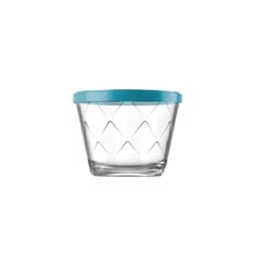 TIGELA VIDRO REDONDA COM TAMPA MARACATU 145ML TRANSPARENTE