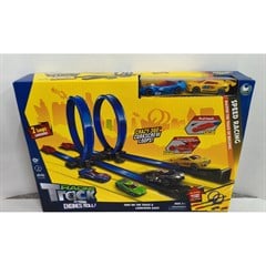 CONJUNTO DE PISTA LANÇADORA LOOP COM 2 CARROS DE METAL ED512085
