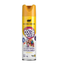 TINTA SPRAY CABELO TEMPORARIA  INFANTIL 150ML AMARELA