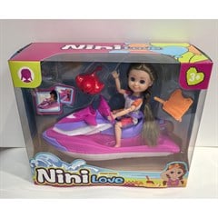 BONECA NINI JETSKI COM ACESSÓRIOS ED512052