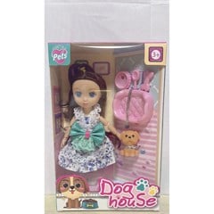 BONECA DOG HOUSE COM ACESSÓRIOS ED512059