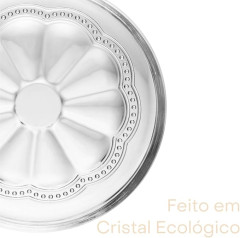 PRATO DECORATIVO CRISTAL ECOLÓGICO BELLE 11X1,5CM