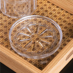 PRATO DECORATIVO CRISTAL ECOLÓGICO BELLE 11X1,5CM