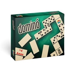 JOGO DOMINO TRADICIONAL MADEIRA 28PECAS