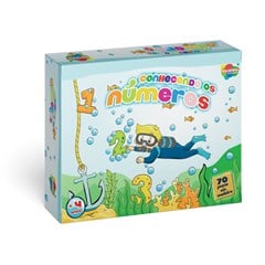 JOGO EDUCATIVO CONHECENDO NUMEROS MADEIRA 70PC