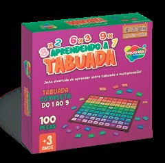 JOGO EDUCATIVO TABUADA MADEIRA 26PECAS