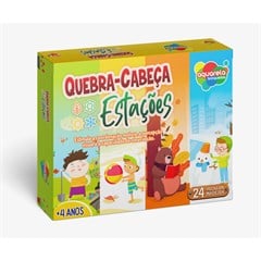 QUEBRA CABECA ESTACOES MADEIRA 24PECAS
