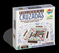 JOGO TABULEIRO PALAVRAS CRUZADAS 132PECAS