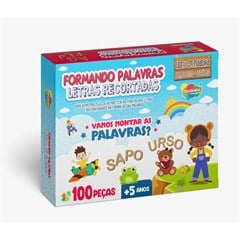 JOGO FORMANDO PALAVRAS MADEIRA 100PECAS