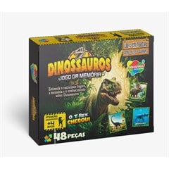 JOGO DA MEMORIA DINOUSSAURO MADEIRA  48PECAS