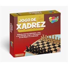JOGO DE XADREZ MADEIRA 33PECAS