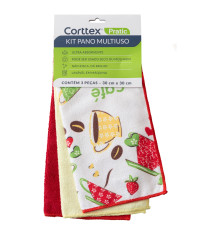 KIT PANO MULTIUSO 30X30CM EST CORES