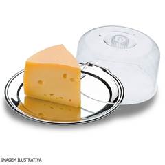 QUEIJEIRA C/TAMPA PETUNIA INOX ACRIL 2PCS