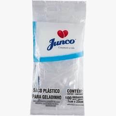 SAQUINHOS P/ GELADINHO 5X23CM 100UN