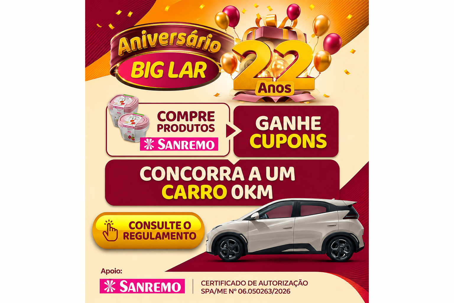 Aniversário 2026