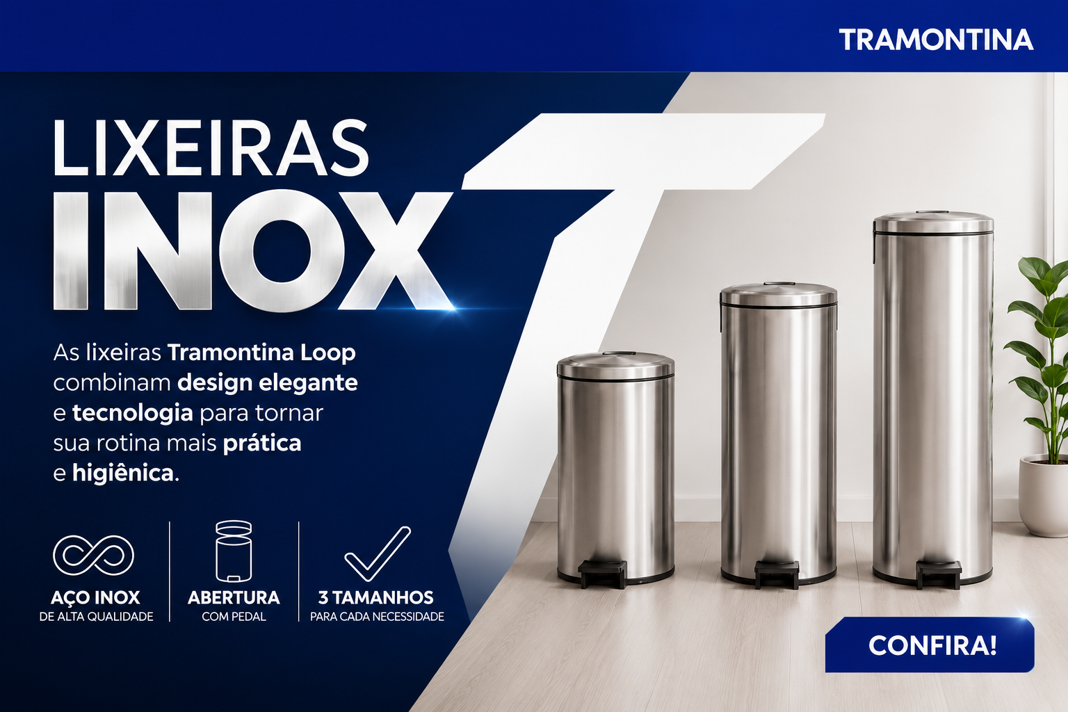 Lixeiras Tramontina