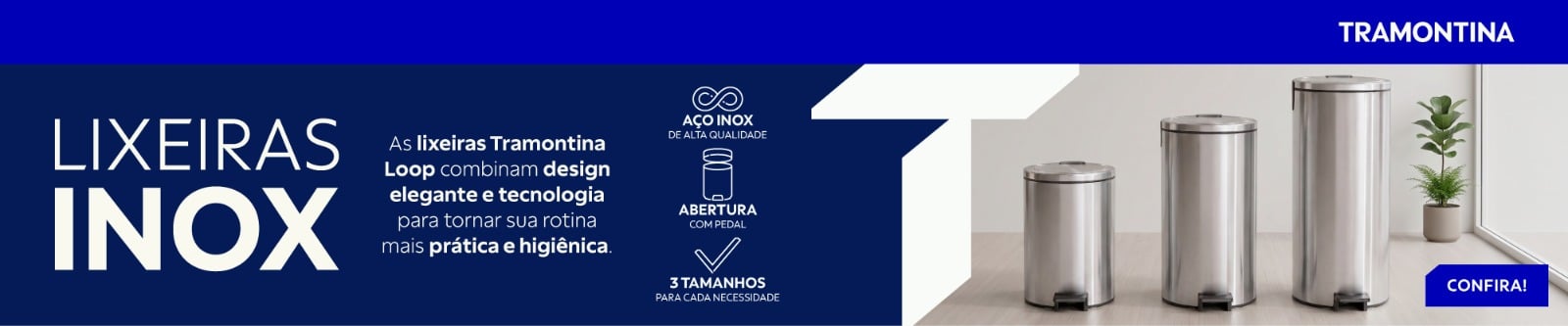 Lixeiras Tramontina
